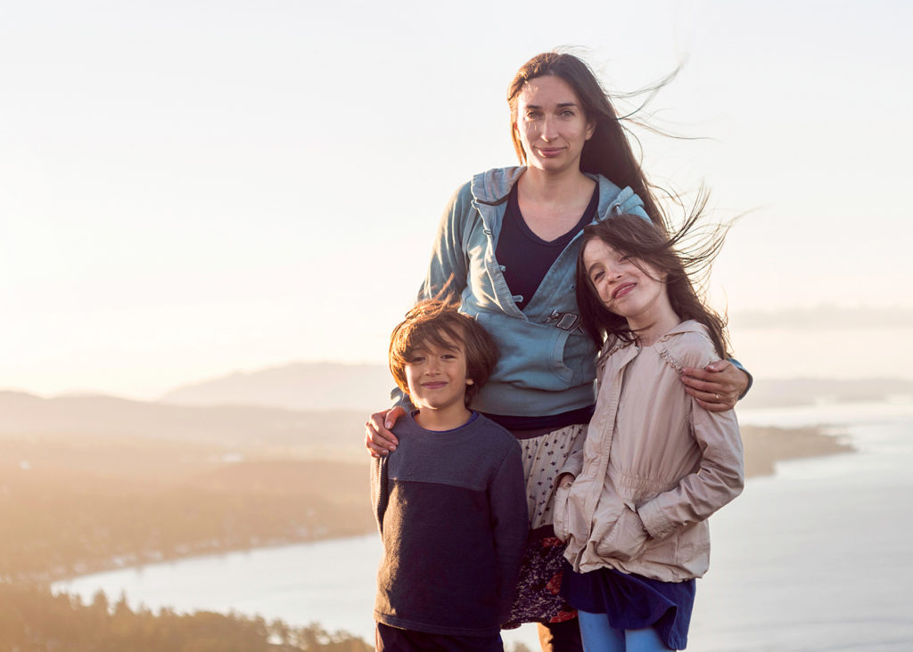 sunset portrait on mt. doug