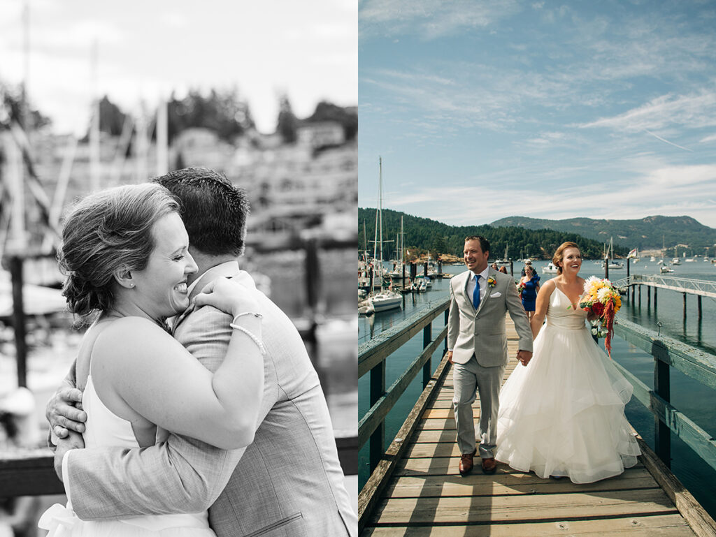 wedding couple vancouver island