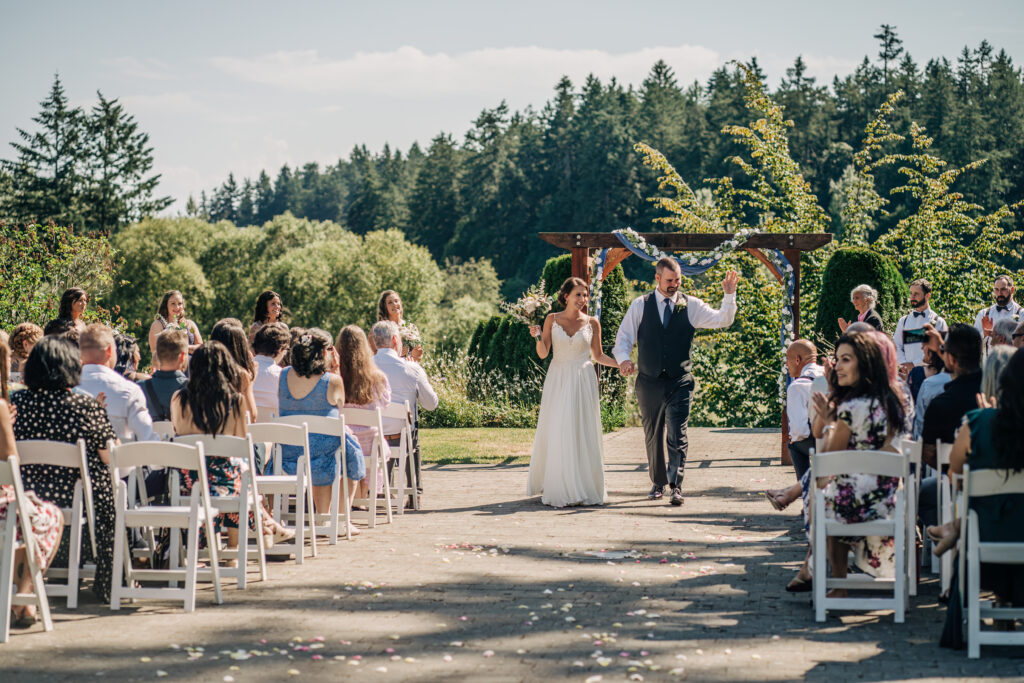 Wedding Ceremony at Horticulture Centre of the Pacific Gardens